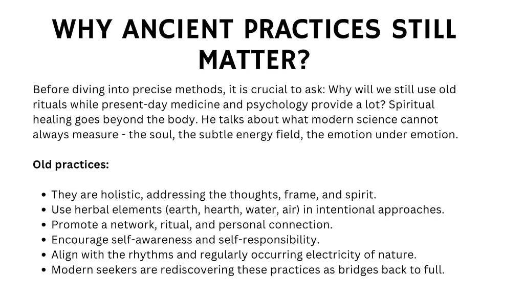 why ancient practices still matter before diving