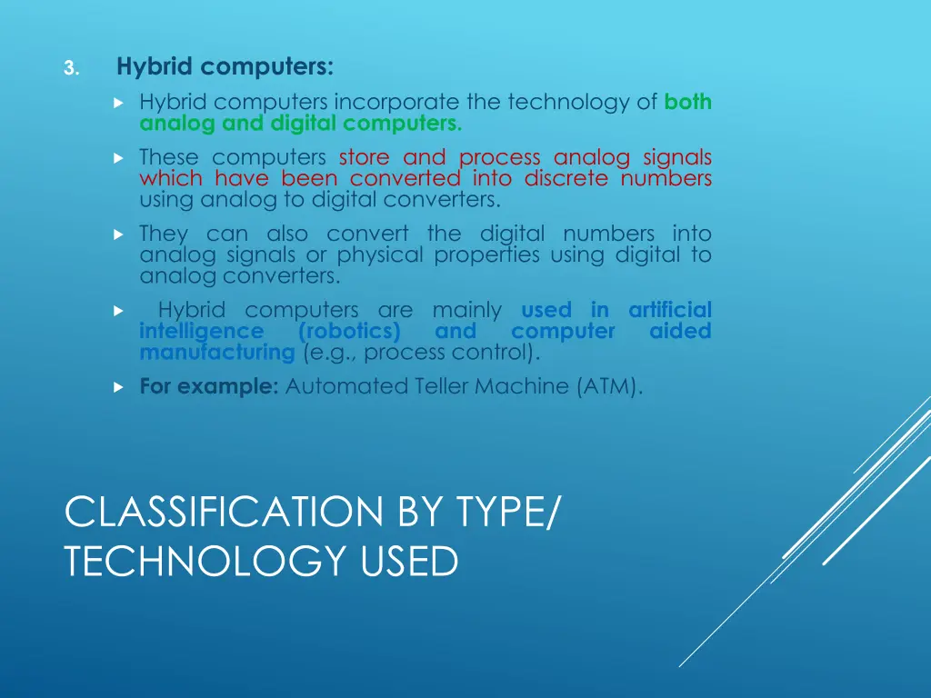 hybrid computers hybrid computers incorporate