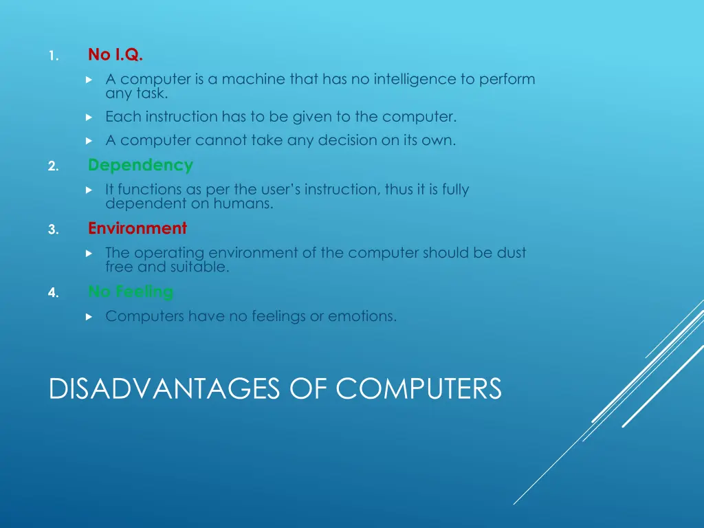 no i q a computer is a machine that