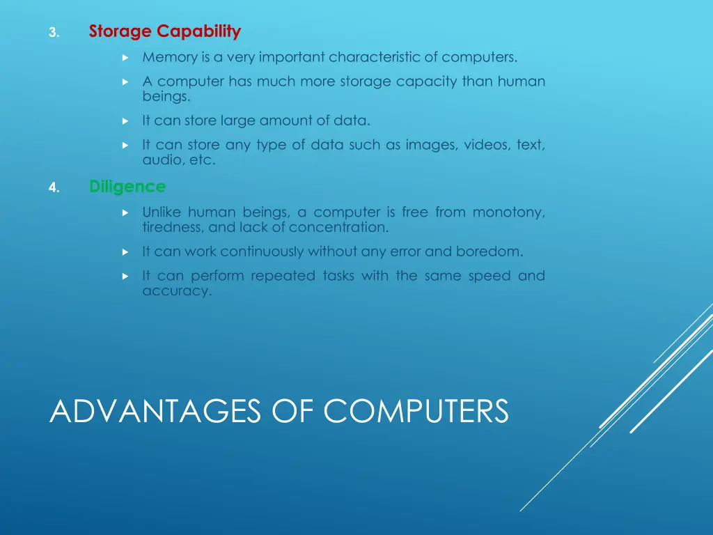 storage capability