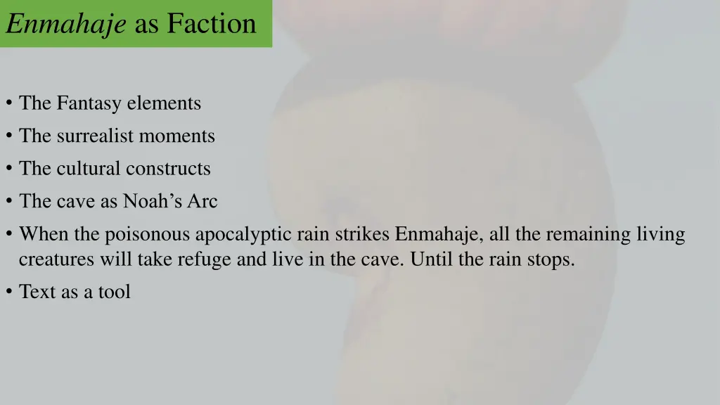 enmahaje as faction
