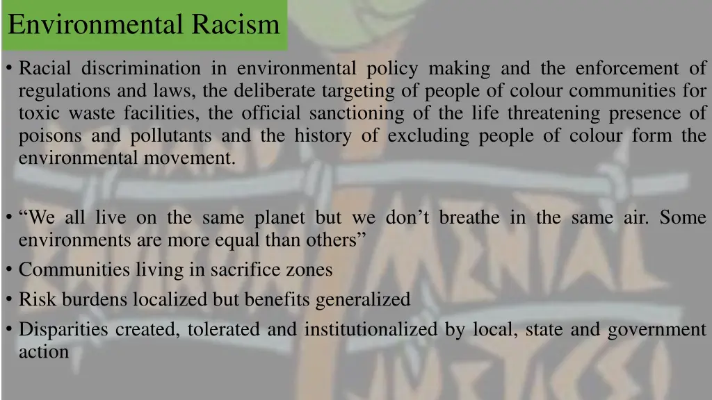 environmental racism