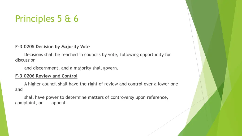 principles 5 6