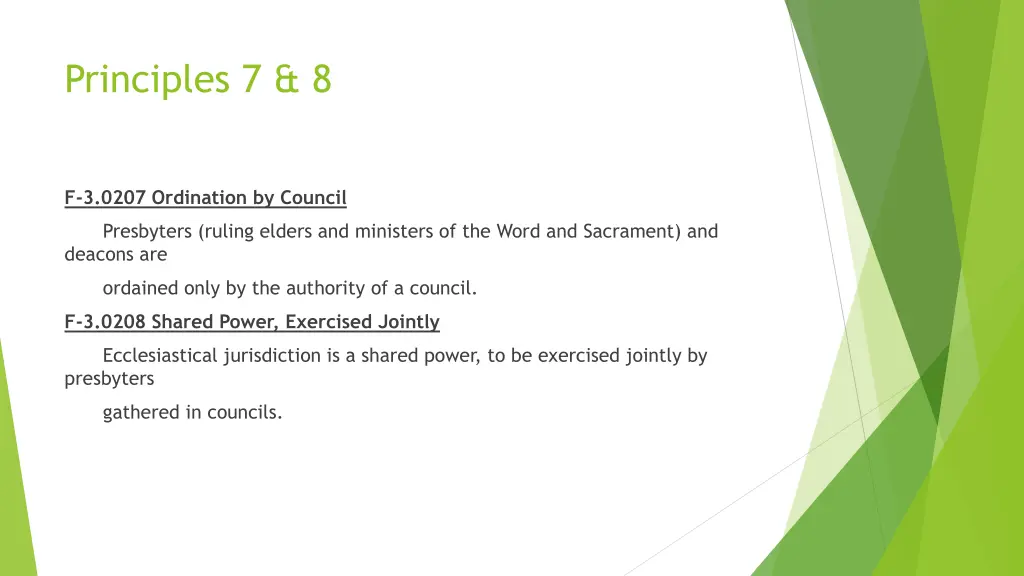 principles 7 8
