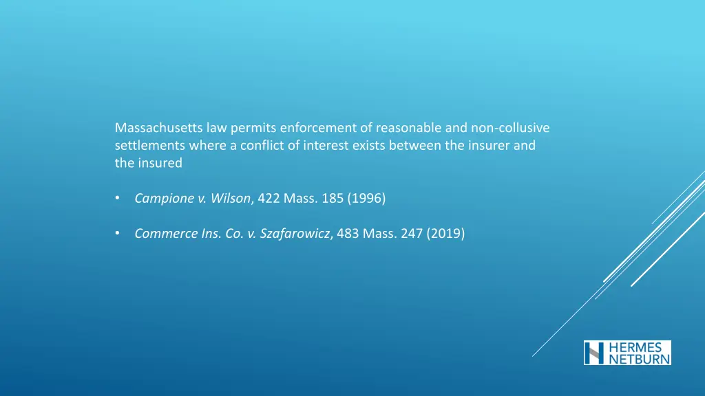 massachusetts law permits enforcement