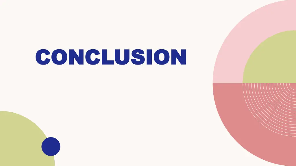 conclusion conclusion