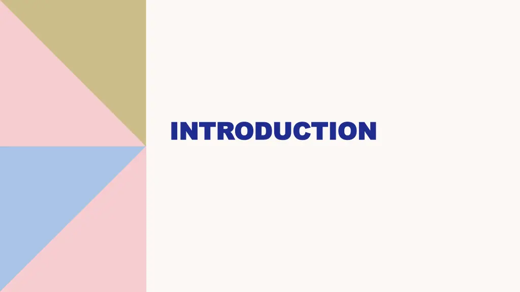 introduction introduction