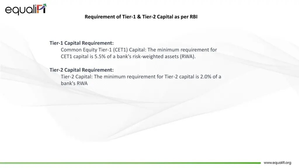 requirement of tier 1 tier 2 capital as per rbi