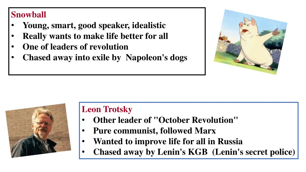 snowball young smart good speaker idealistic