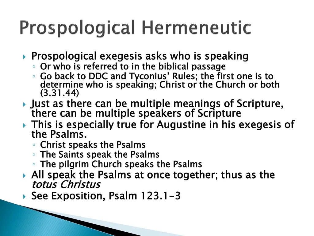 prospological or who is referred