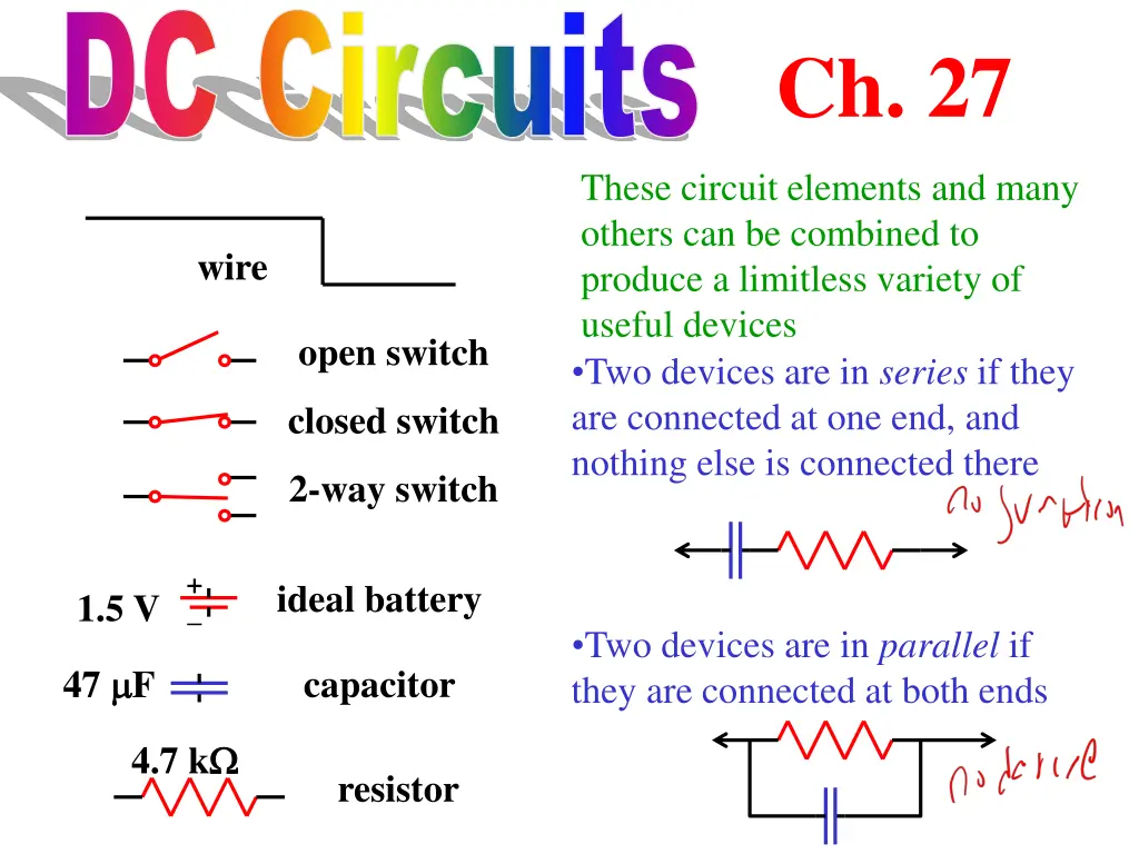 dc circuits