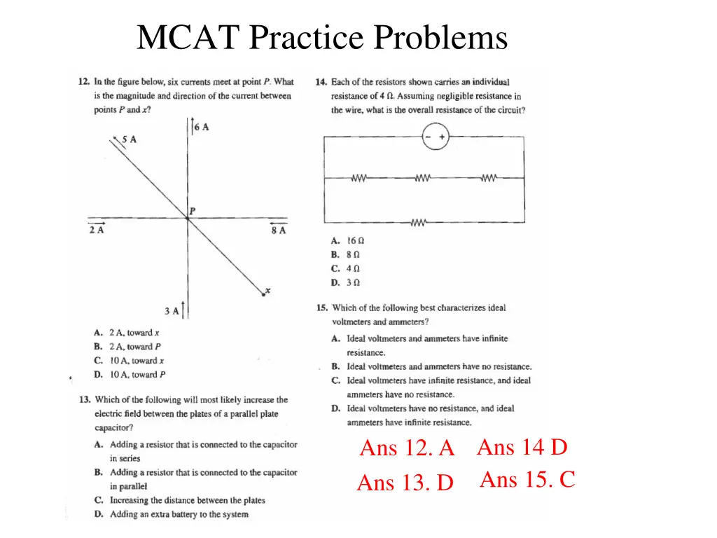 mcat practice problems