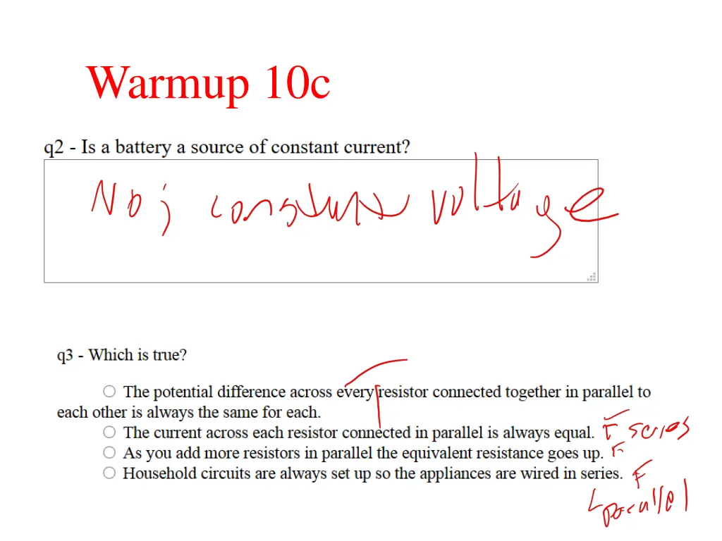 warmup 10c