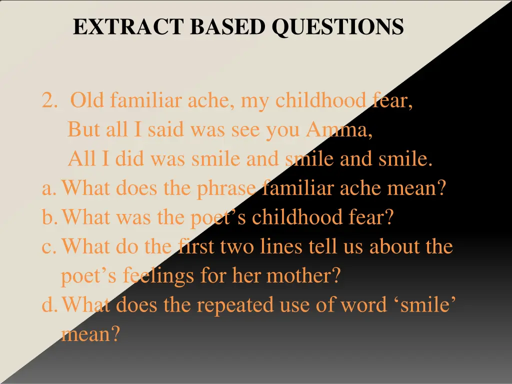 extract based questions 1