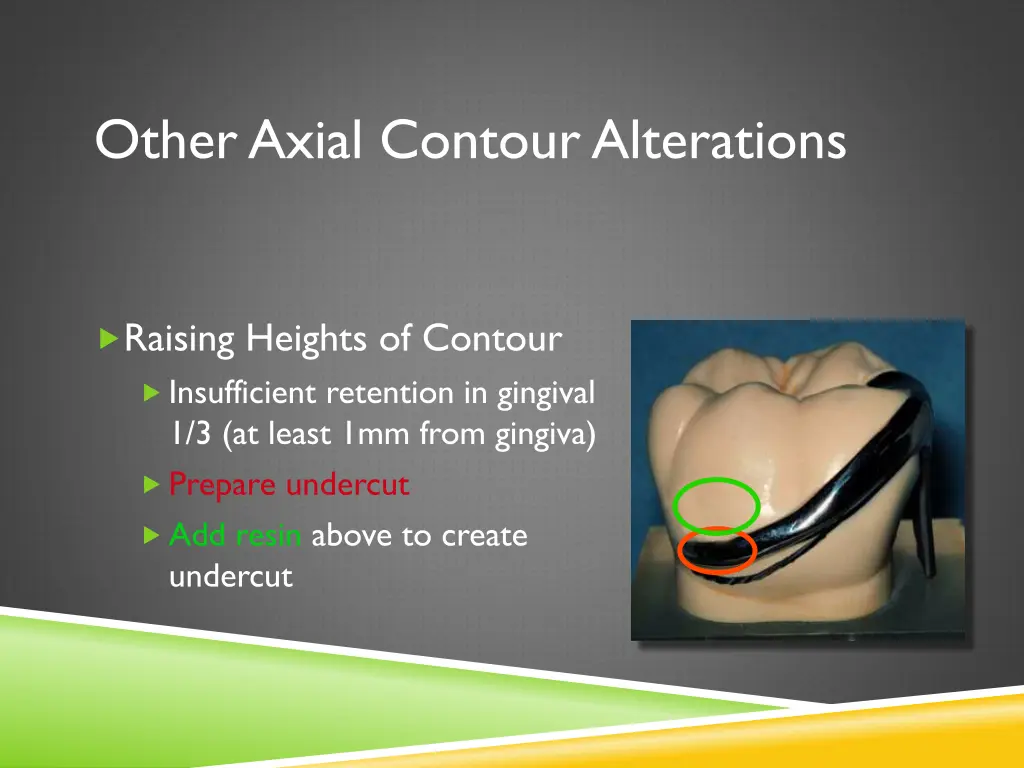 other axial contour alterations 1