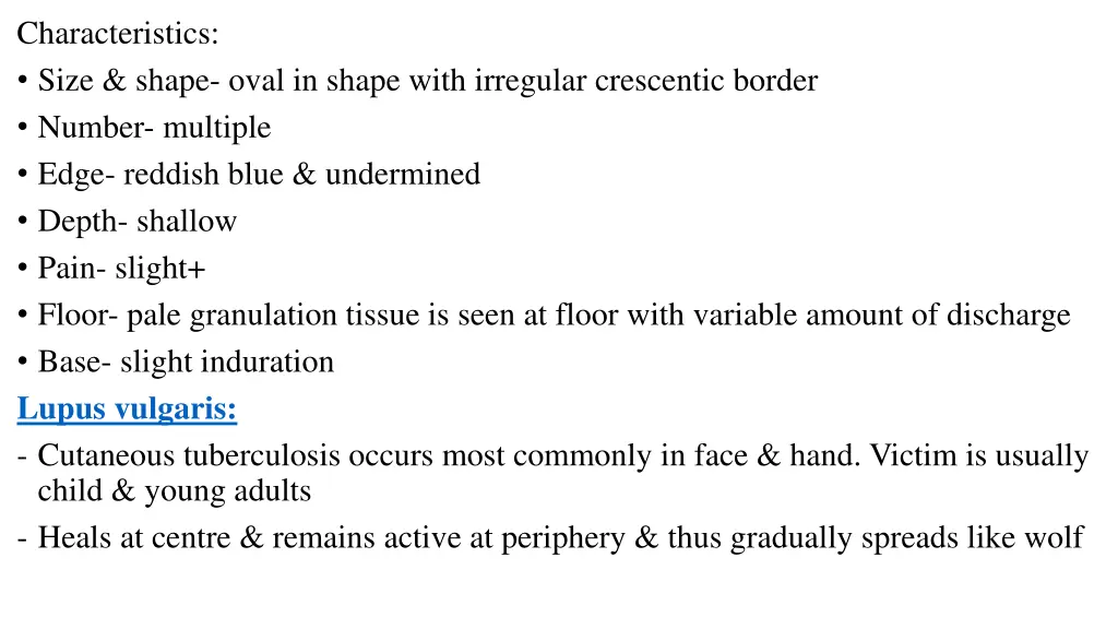 characteristics size shape oval in shape with