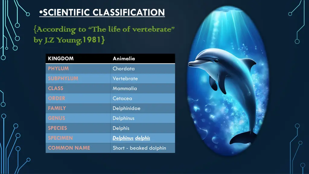 scientific classification