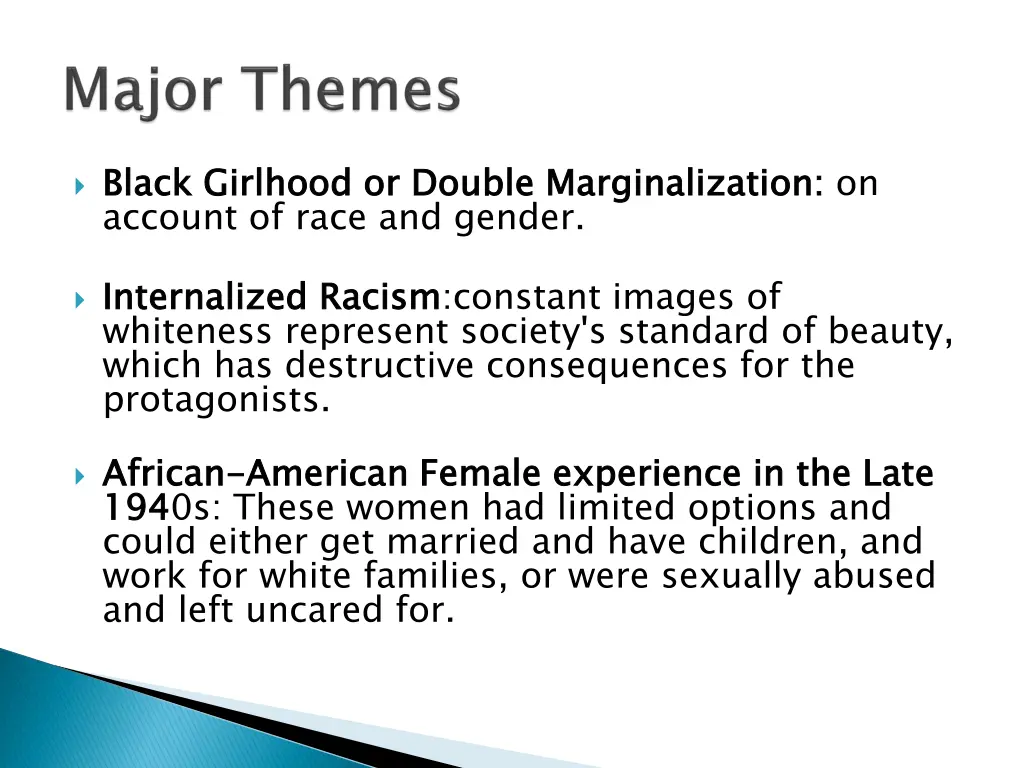 black girlhood or double marginalization account