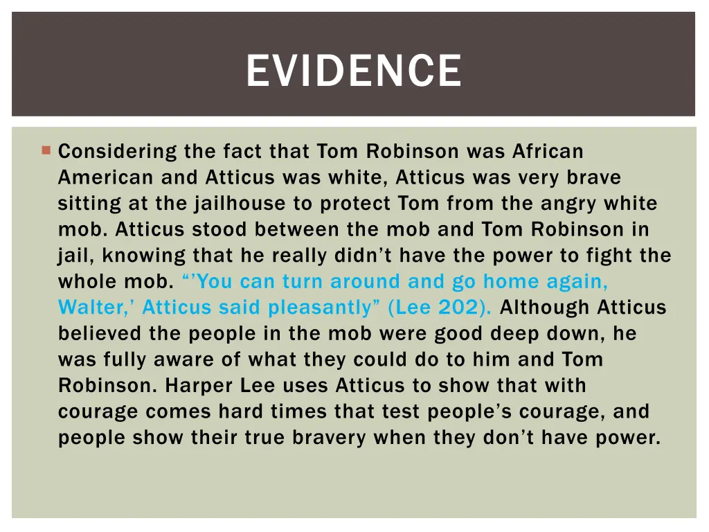 evidence 1