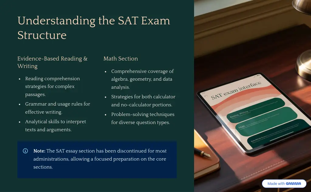 understanding the sat exam structure
