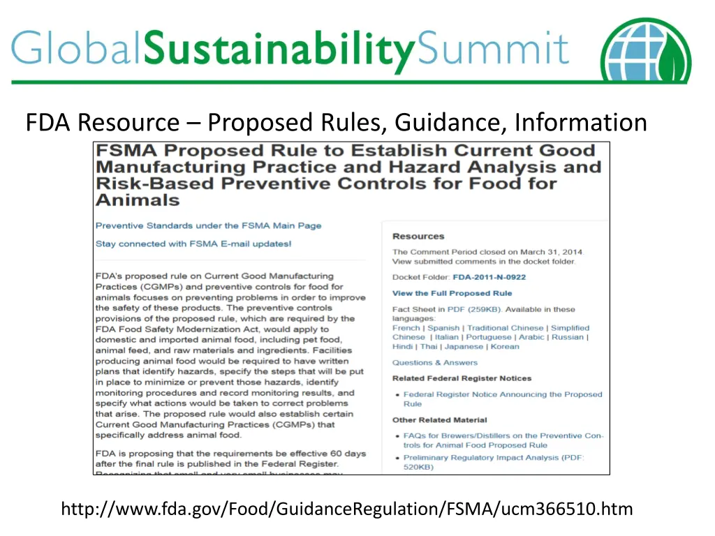 fda resource proposed rules guidance information