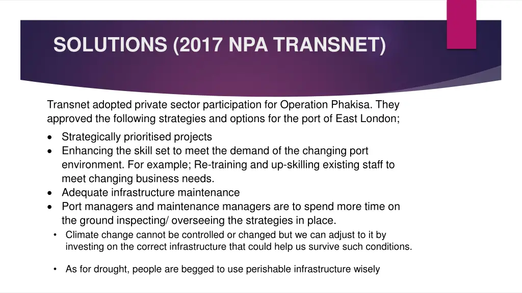 solutions 2017 npa transnet