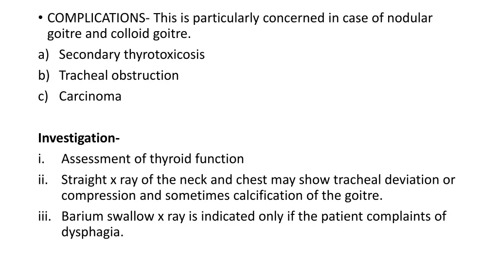 complications this is particularly concerned