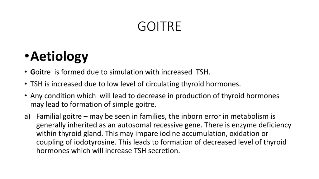 goitre