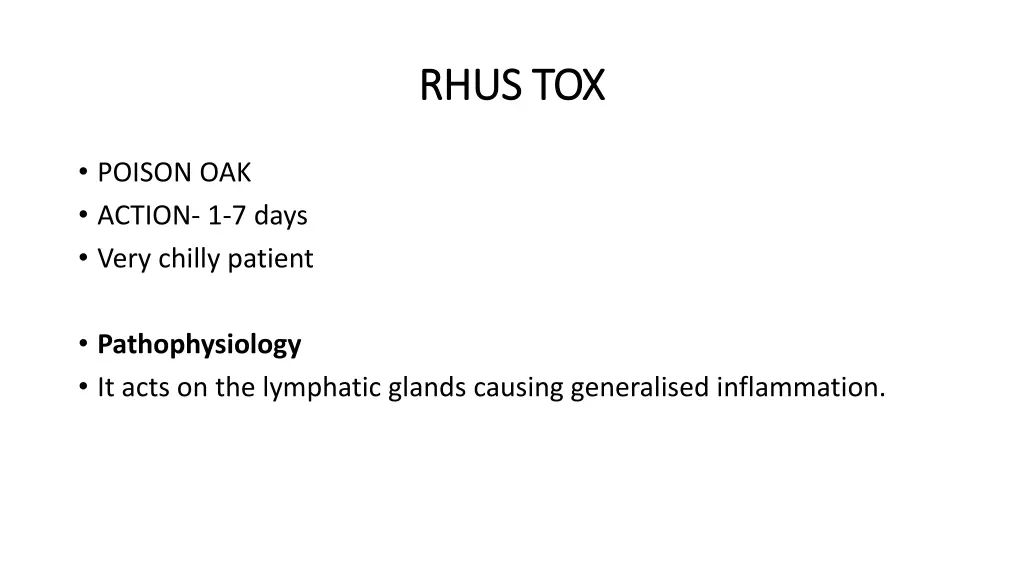 rhus tox rhus tox