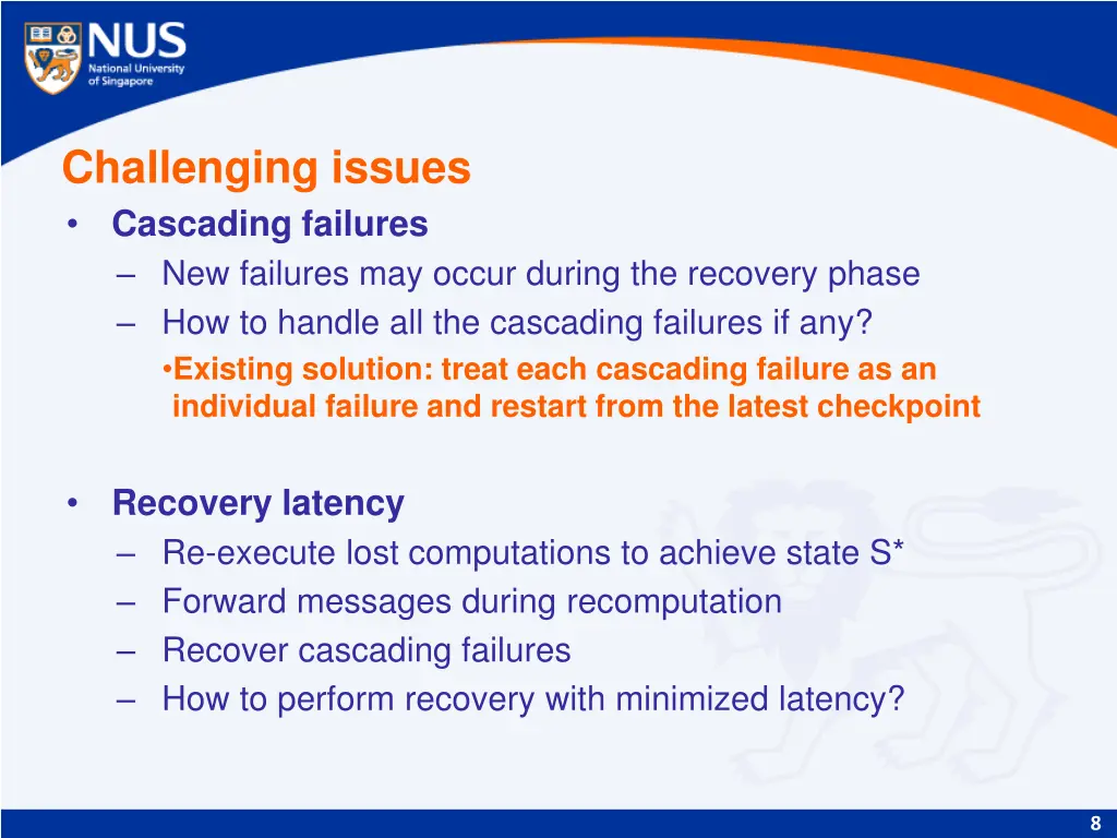 challenging issues cascading failures