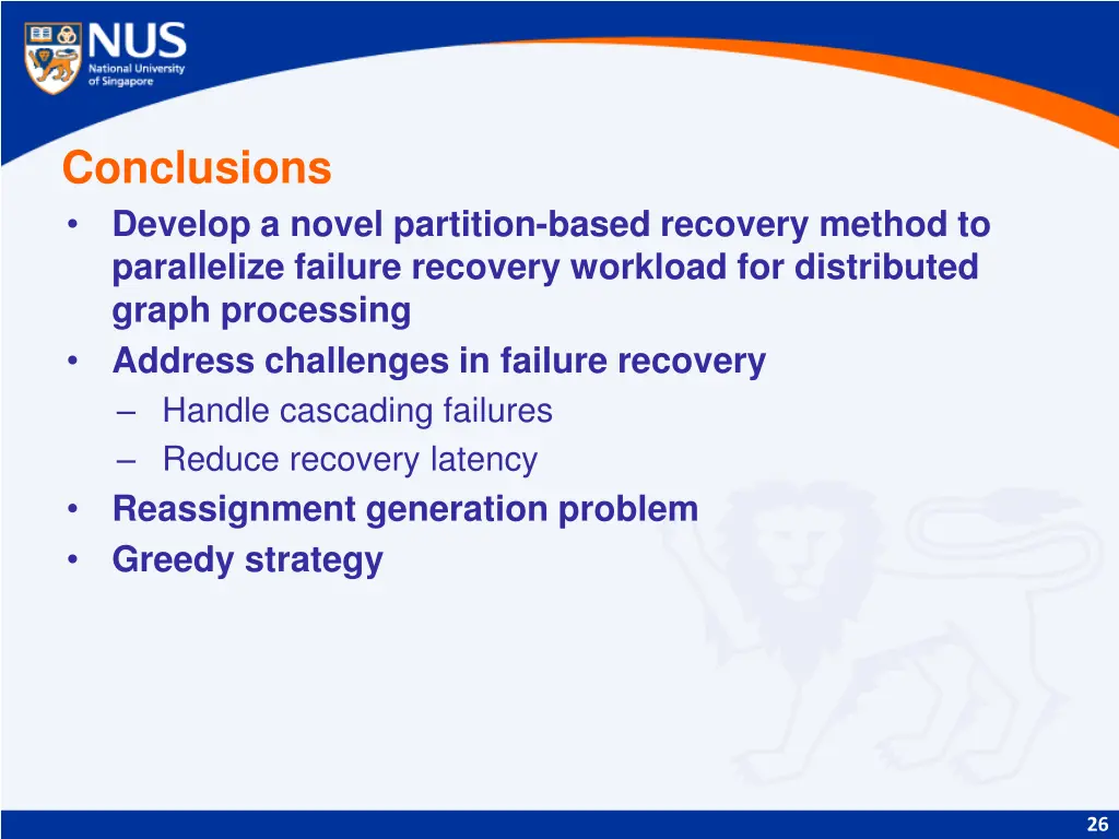conclusions develop a novel partition based