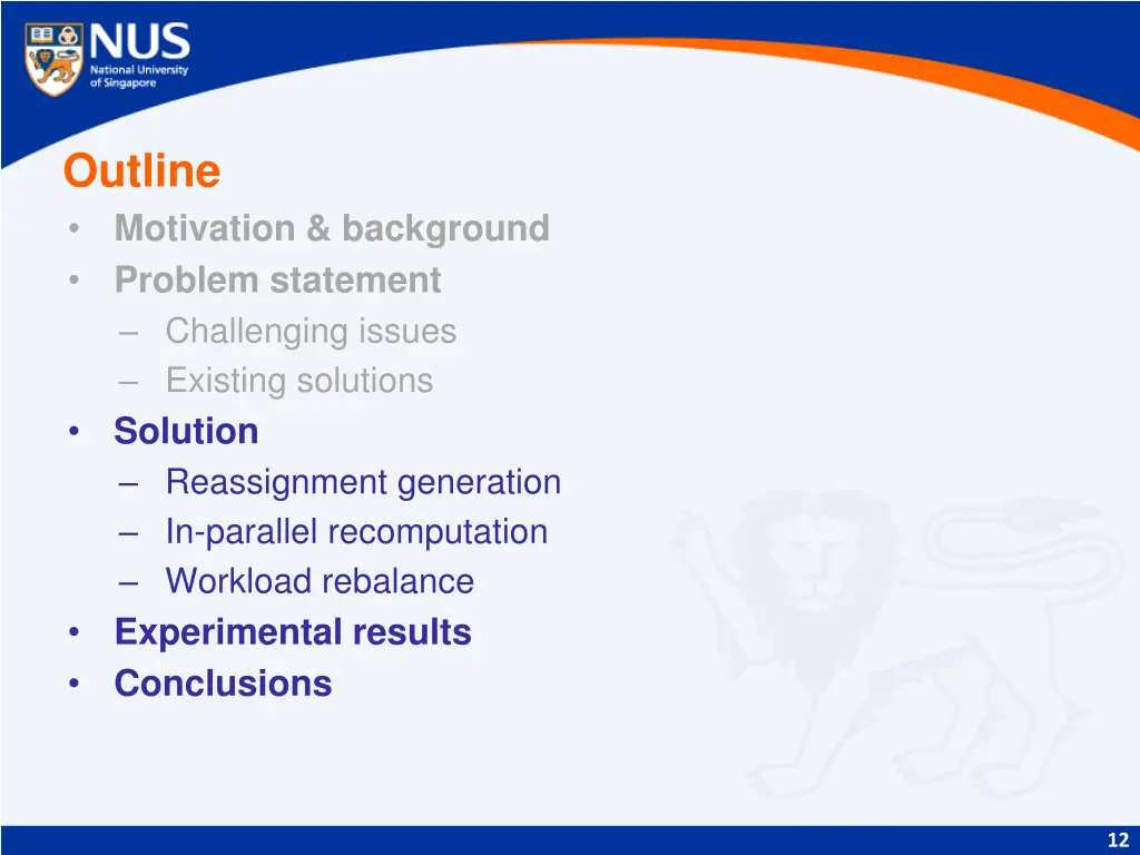 outline motivation background problem statement