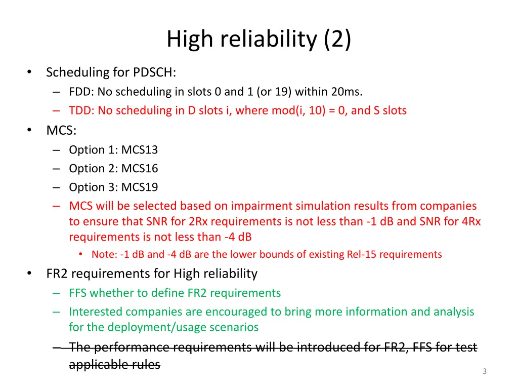 high reliability 2