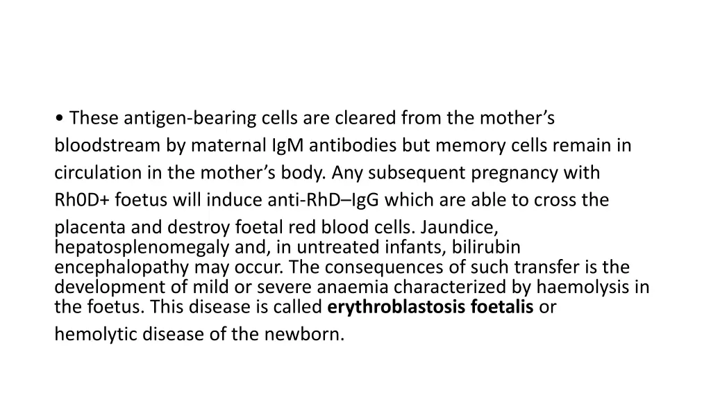 these antigen bearing cells are cleared from