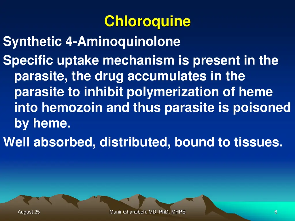 chloroquine