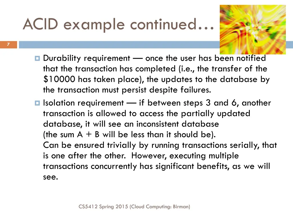 acid example continued