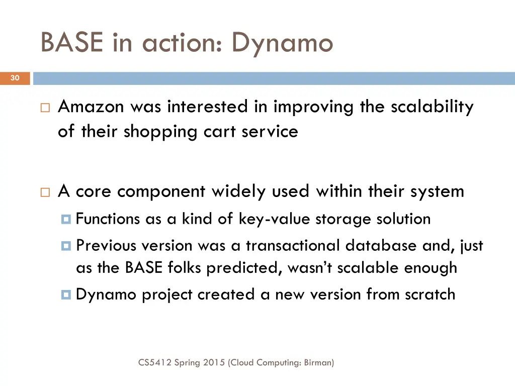 base in action dynamo
