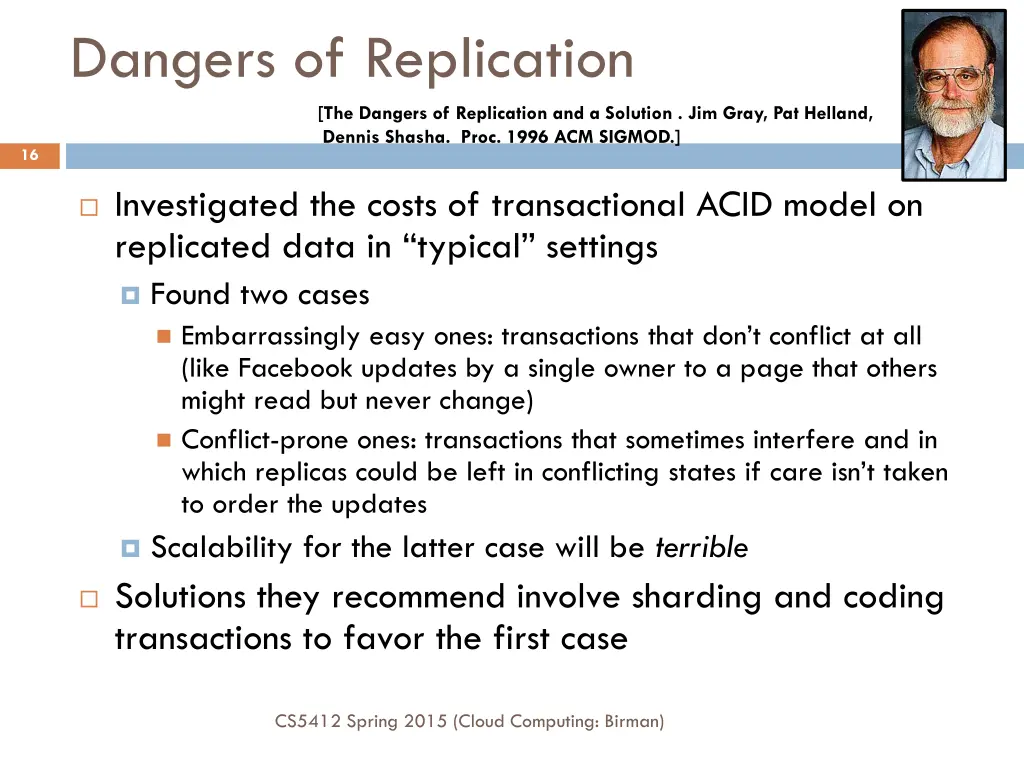 dangers of replication