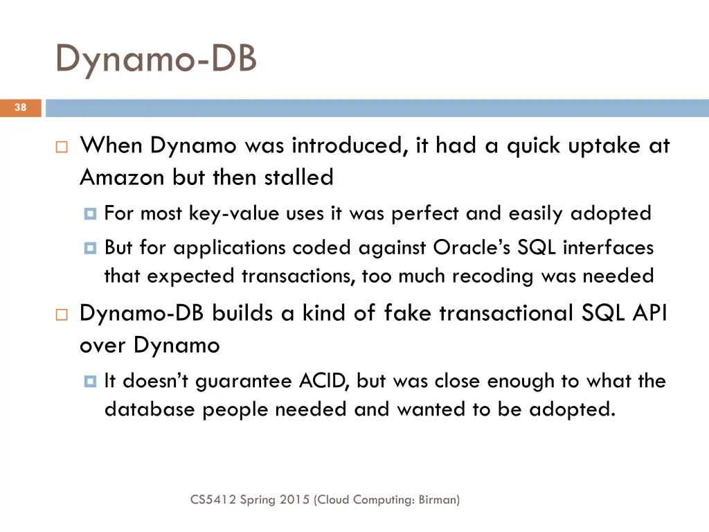dynamo db