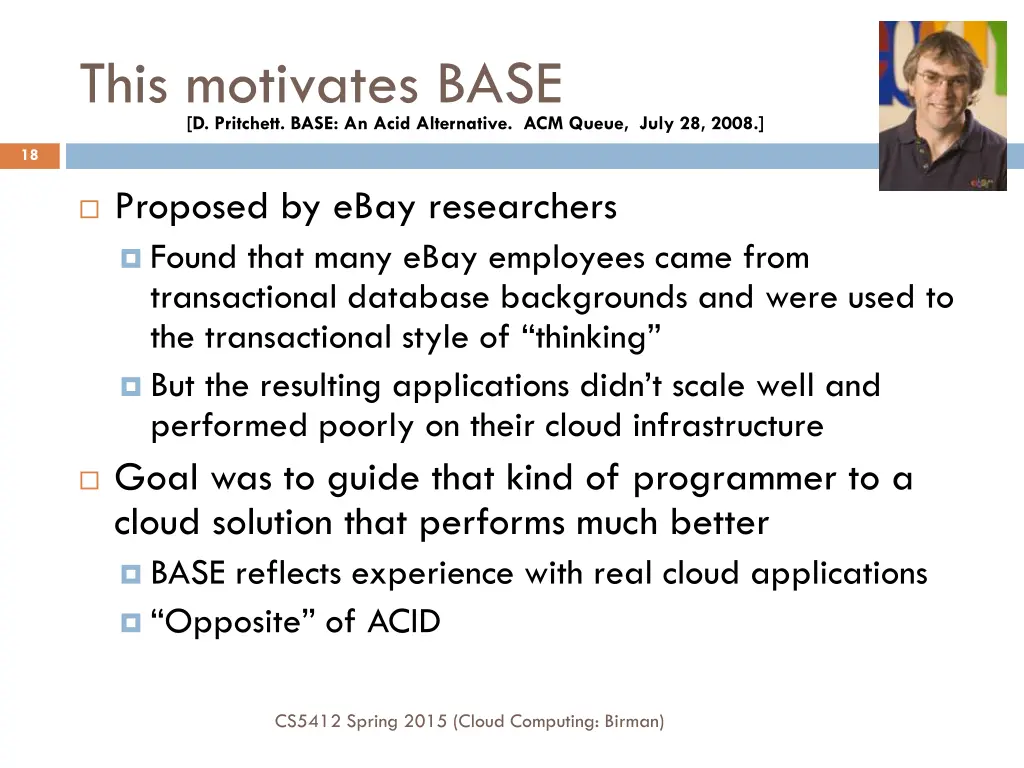 this motivates base d pritchett base an acid