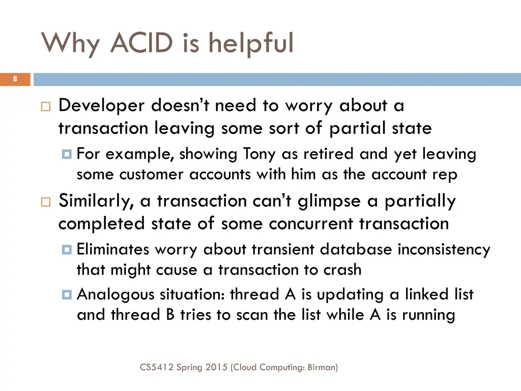 why acid is helpful