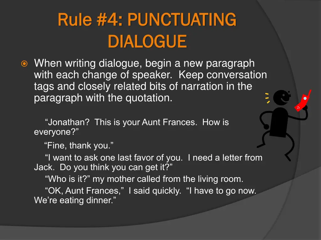 rule 4 punctuating rule 4 punctuating dialogue