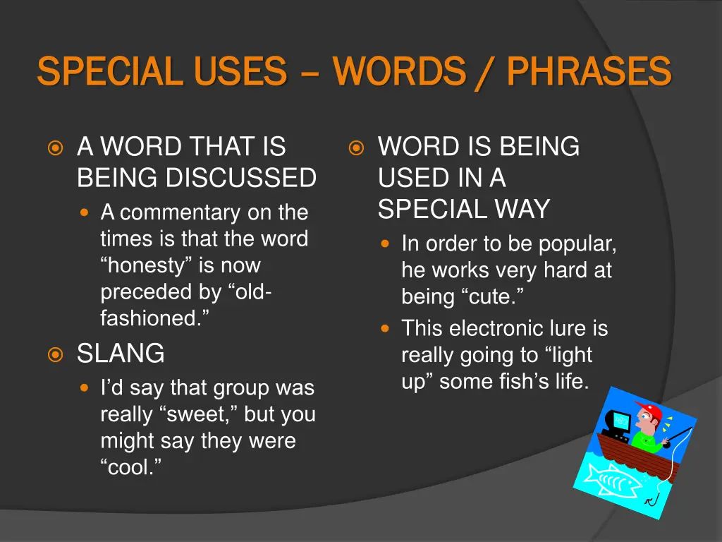 special uses special uses words phrases words