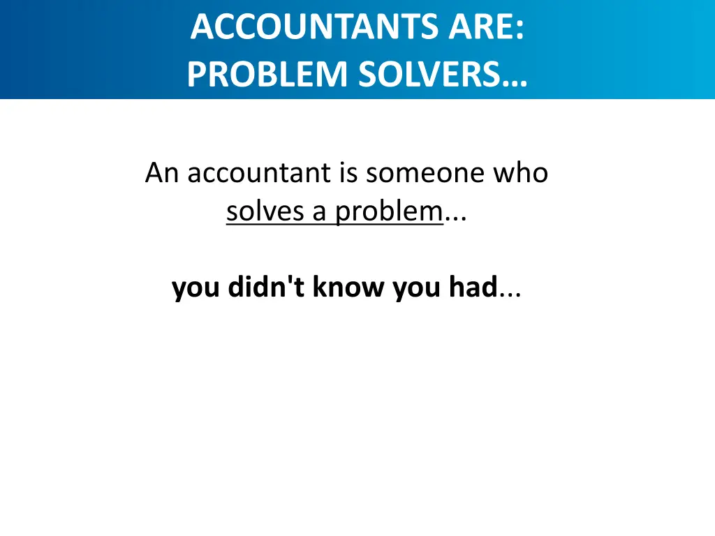 accountants are problem solvers 1