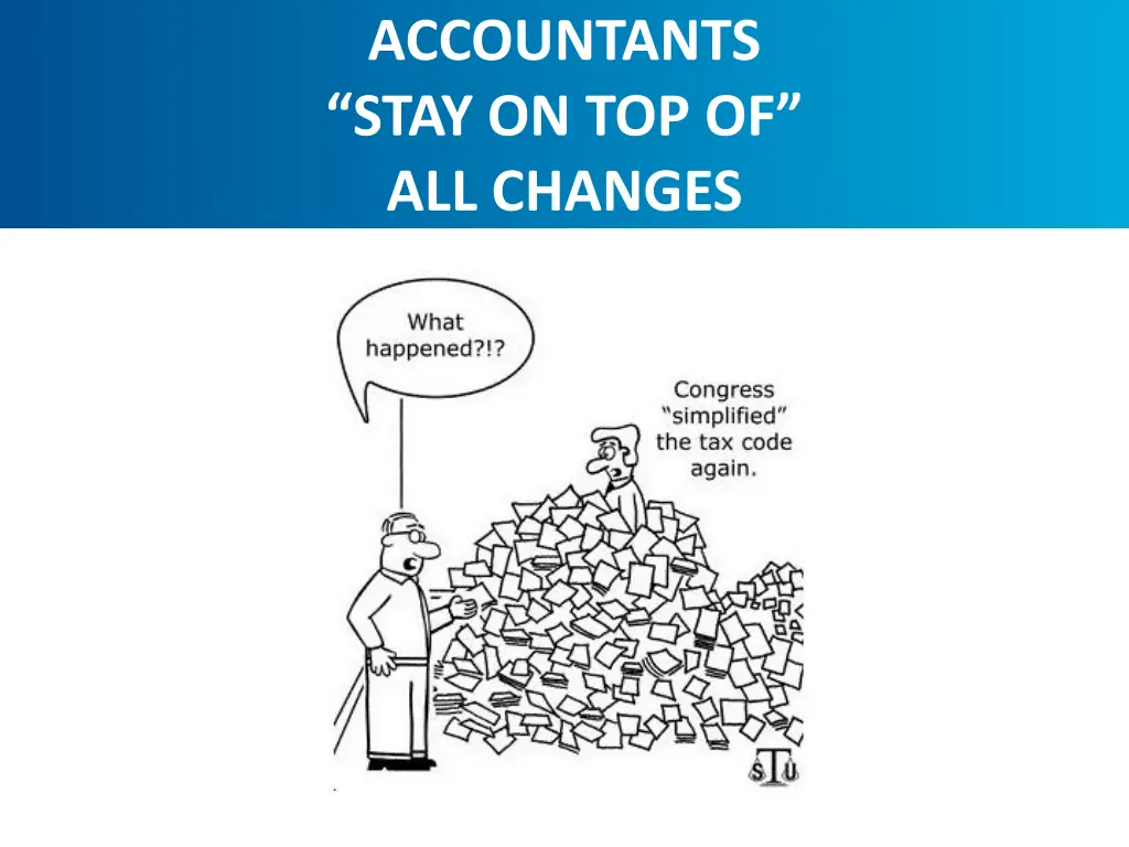 accountants stay on top of all changes