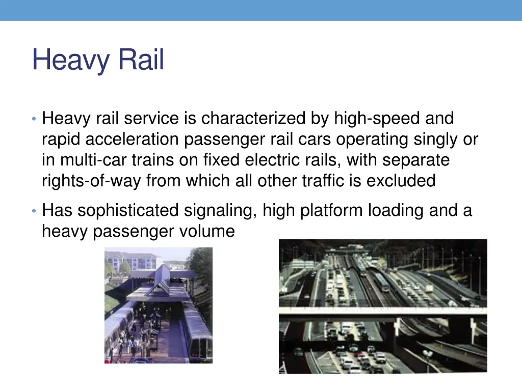 heavy rail
