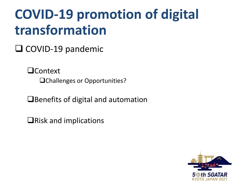 covid 19 promotion of digital transformation