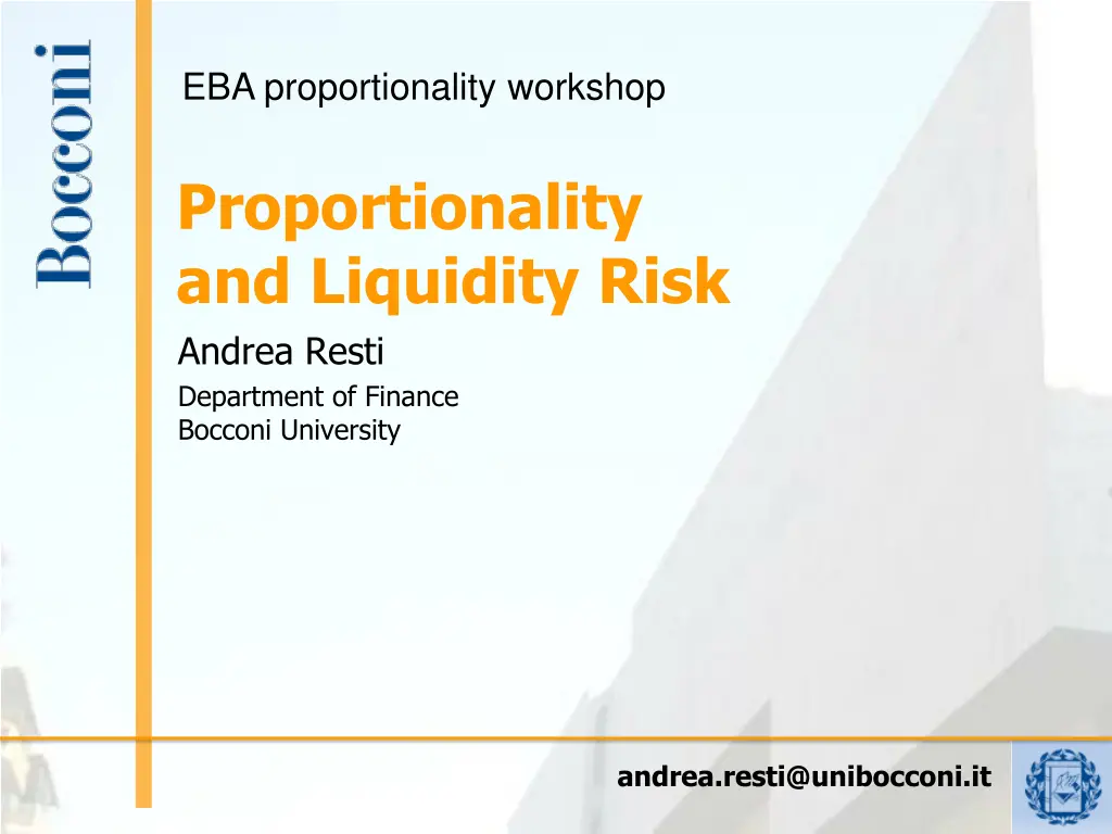 eba proportionality workshop 1