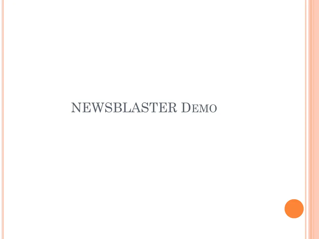 newsblaster d emo