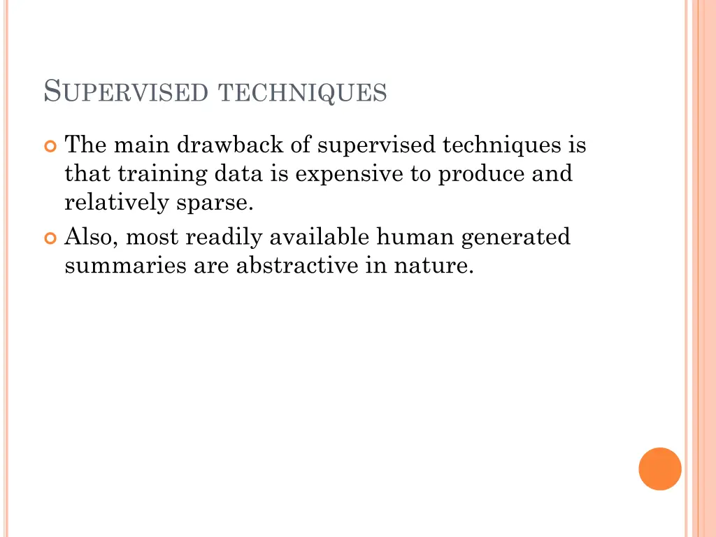 s upervised techniques 2